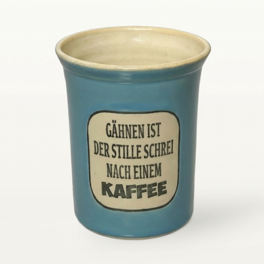 Gähnen ist der stille Schrei nach einem Kaffee