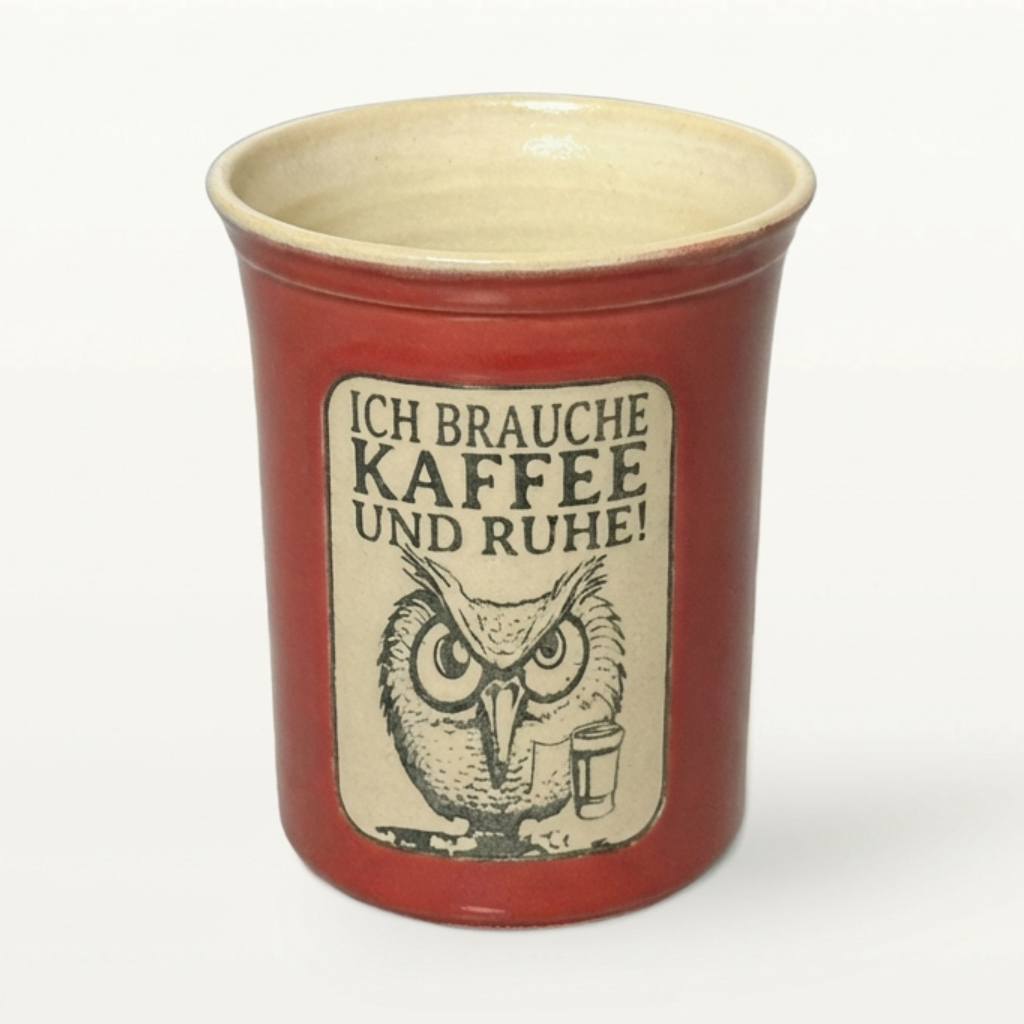 Ich brauche Kaffee und Ruhe
