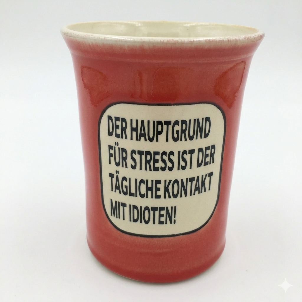 Der Hauptgrund für Stress ist der tägliche  Kontakt mit Idioten